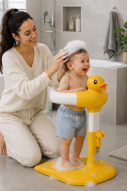 Premium Bebek Yıkama Yardımcısı, Banyo Duş Standı ve Küvet Destek Sehpası | Kaymaz Ayaklı