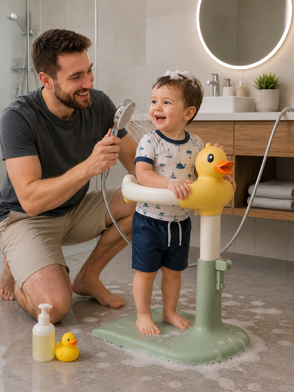 Premium Bebek Yıkama Yardımcısı, Banyo Duş Standı ve Küvet Destek Sehpası | Kaymaz Ayaklı