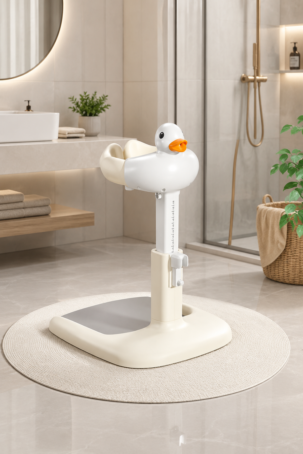 Premium Bebek Yıkama Yardımcısı, Banyo Duş Standı ve Küvet Destek Sehpası | Kaymaz Ayaklı